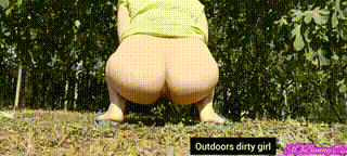 Smearing shit on my ass and twerking